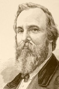 Rutherford Birchard Hayes (litho) af English School