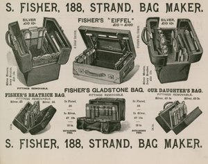 S Fisher, 188 Strand, Taskemager af English School