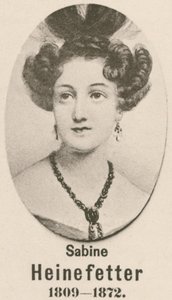 Sabine Heinefetter (gravering) af English School