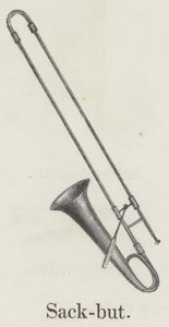 Sackbut (gravering) af English School