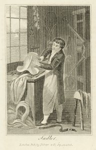 Sadelmager (gravering) af English School