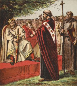 Saint Augustine and the Saxons, udg. 1890 af English School