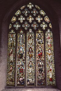 Saint Laurence vindue (farvet glas) af English School
