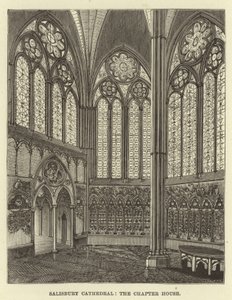 Salisbury Cathedral, kapitelhuset af English School
