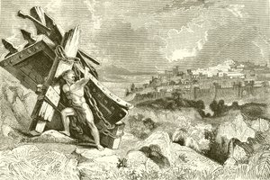 Samson bortførte Gazas porte af English School