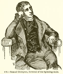 Samuel Crompton, opfinder af Spinning-Mule af English School