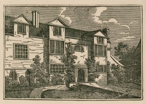 Samuel Richardsons hus ved Parsons Green, London af English School