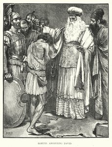 Samuel salver David (gravering) af English School