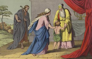 Samuel wird dem Herrn geweiht