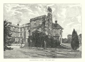 Sanderstead Court (gravering) af English School