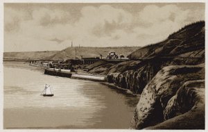 Sandsend (litografi) af English School