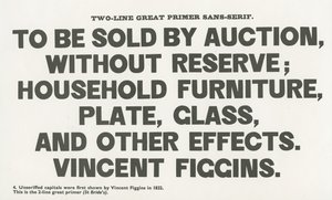 Sans serif plakat af English School