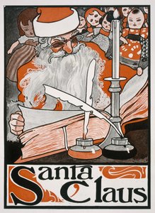 Julemanden (farve litho) af English School