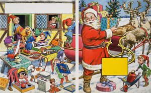 Julemanden arrangerer gaver af English School