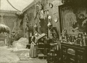 Sarah Bernhardt i sit studie af English School