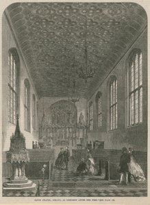 Savoy Kapel, Strand, som restaureret efter branden af English School