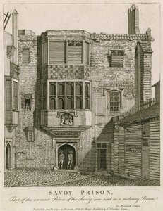 Savoy-fængslet, en del af Savoyens gamle palads, bruges nu som militærfængsel af English School