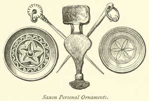 Sächsische persönliche Ornamente von English School