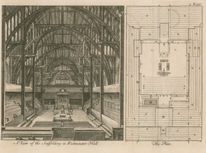 Stillads i Westminster Hall af English School