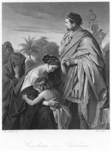 Scene fra Coriolanus af English School