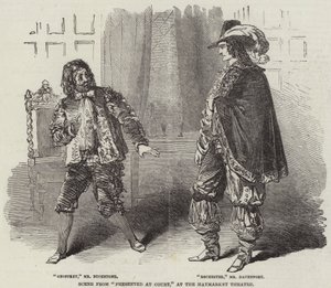 Scene fra Presented at Court, på Haymarket Theatre af English School