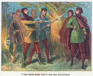 Scene fra bondeoprøret af English School