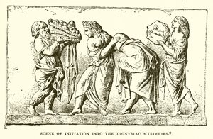 Scene for indvielse i de dionysiske mysterier af English School