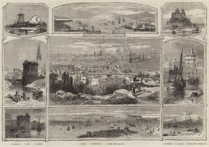 Frankrigs scener (gravering) af English School