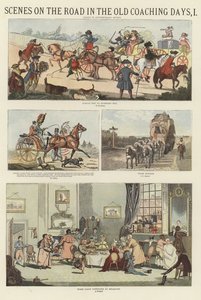 Scener på vejen i de gamle Trænerdage af English School