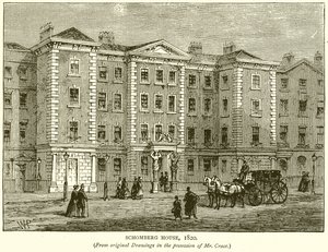 Schombergs hus, 1820