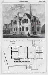 Skolebestyrelsesskole, Portsmouth (gravering) af English School