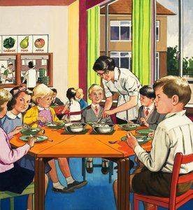 Skolemiddagsdame af English School