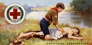 Scout First Aid Badge, 1929 af English School