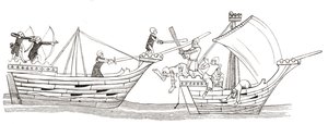 Sea fight, begyndelsen af det 14. århundrede, fra 