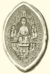 Segl fra Oxford University, ca. 1300 af English School