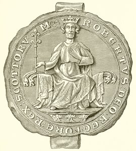 Segl af Robert Bruce, konge af skotterne af English School