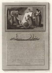 Sebastian Cabot forklarer sine opdagelser til Henry VII af English School