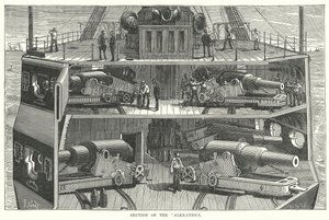 Udsnit af "Alexandra" (gravering) af English School