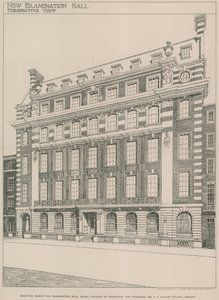 Udvalgt design til eksamenssalen, Royal College of Physicians and Surgeons af English School