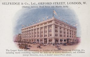 Selfridge and Company Limited, Oxford Street, London, West af English School