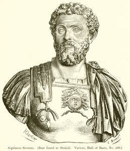Septimius Severus. (Buste fundet hos Otricoli. Vatiean, Hall of Busts, nr. 290)