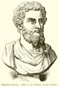 Septimius Severus. (Buste i Louvre-museet)