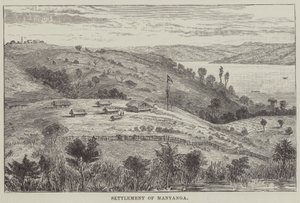 Settlement of Manyanga (gravering) af English School