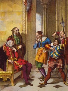 Shakespeare: Mål for mål (chromolitho) af English School