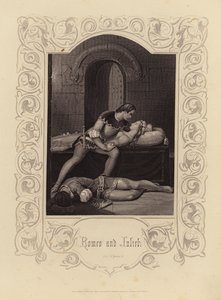 Shakespeare: Romeo og Julie, akt 5, scene 3 (kobberstik) af English School