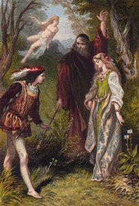 Shakespeare, Stormen, 1. akt, scene 2 af English School