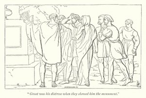 Shakespeares Pericles, Prince Of Tyre; Cleon viser Pericles Marinas grav (gravering) af English School