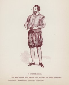 Shakespeares Taming of the Shrew: A Haberdasher (litho) af English School