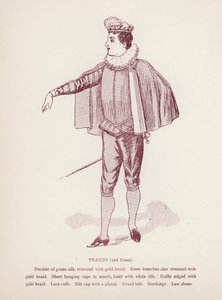 Shakespeares Taming of the Shrew: Tranio, 2nd Dress (litho) af English School