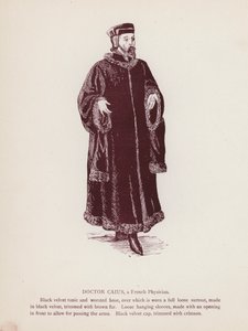 Shakespeares The Merry Wives of Windsor: Doctor Caius, a French Physician (litho) af English School